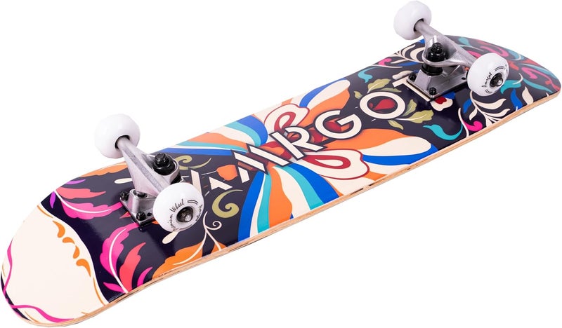 Amrgot Skateboards for Beginners,31 * 8 inches Complete Skateboards for Kids,Boys,Girls and Adults,7 Layer Maple Wood,Double Kick Deck Concave Standard and Tricks Skateboard - Image 4